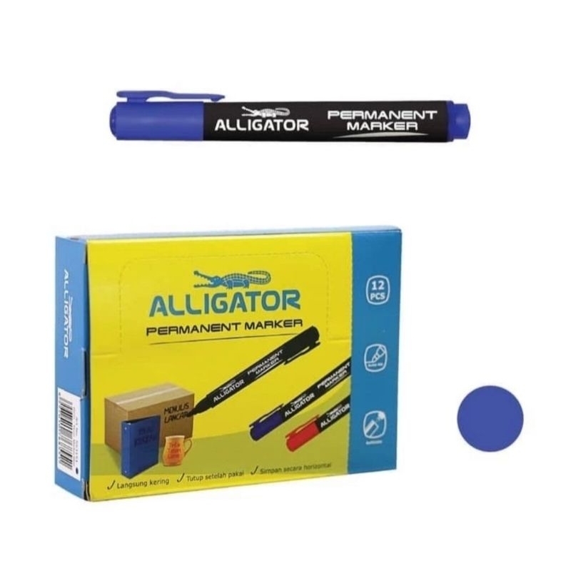 

Alligator Permanent Marker Blue ink