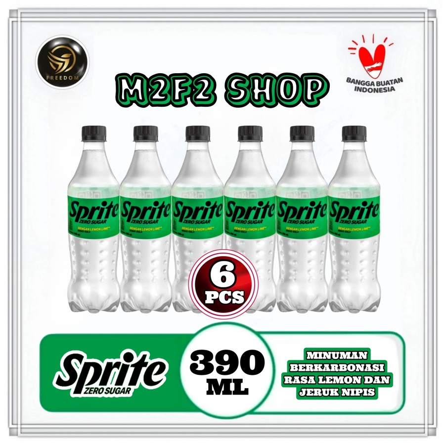 

Sprite Zero Sugar Minuman Bersoda Botol Pet - 390 ml (Kemasan 6 Pcs)