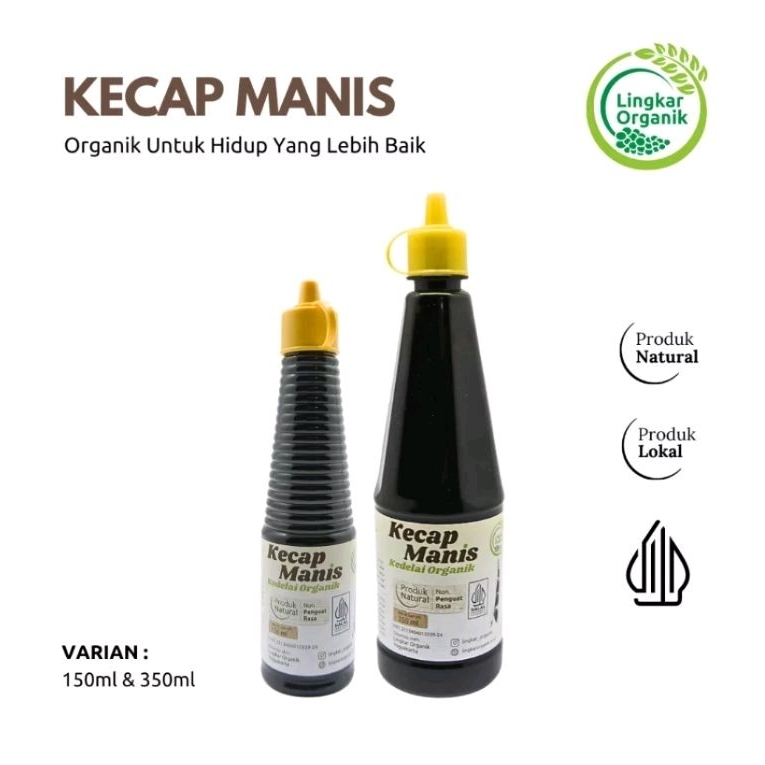 

Kecap Manis Organik 350ml - Lingkar Organik Banjarmasin
