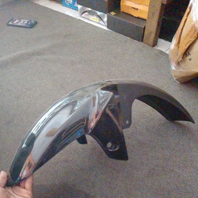 slebor spakbor depan r15 warna hitam repro