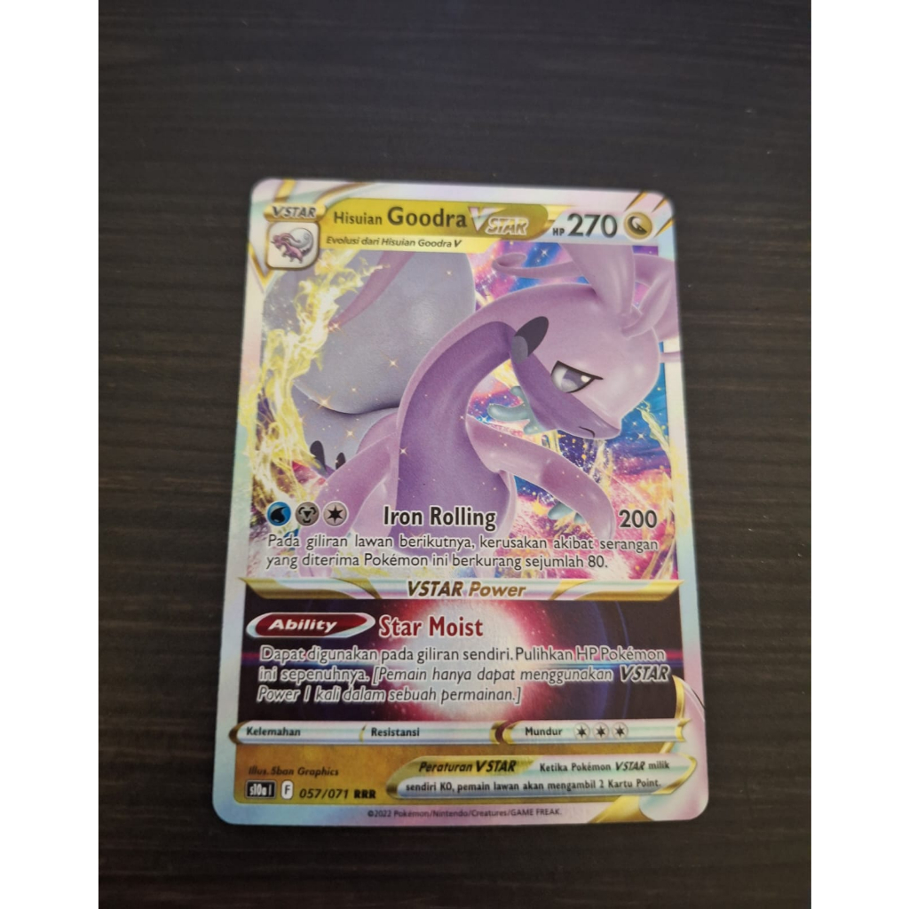 Kartu Pokemon Vstar Hisuian Goodra