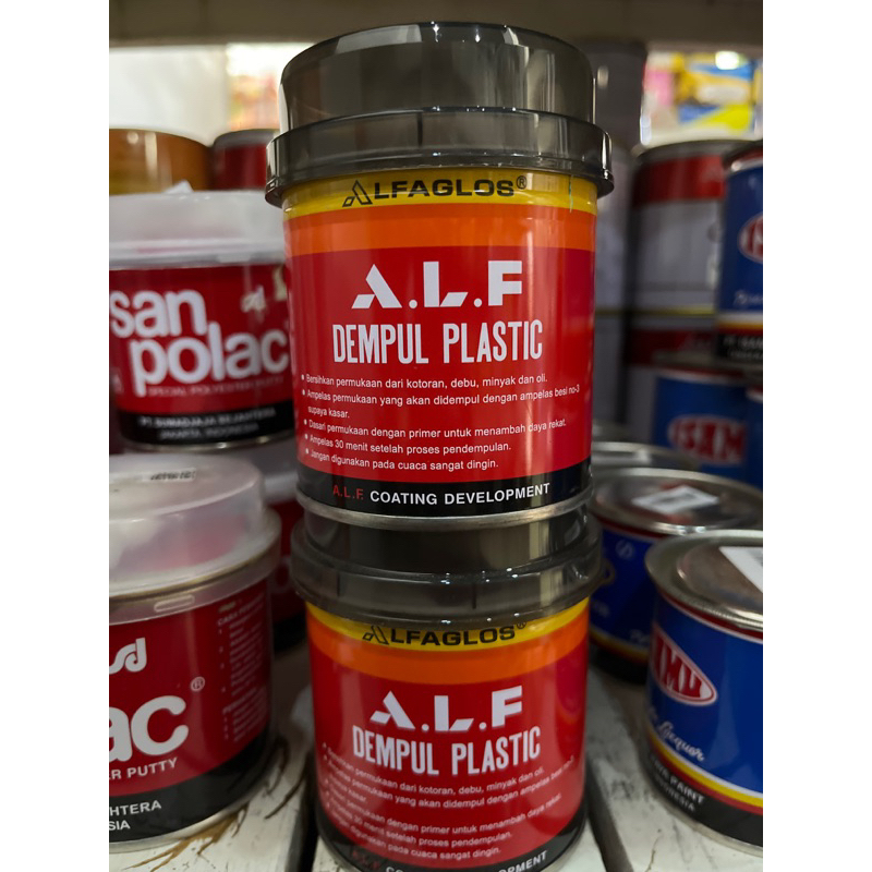 DEMPUL Alfaglos Dempul Besi 1/4KG