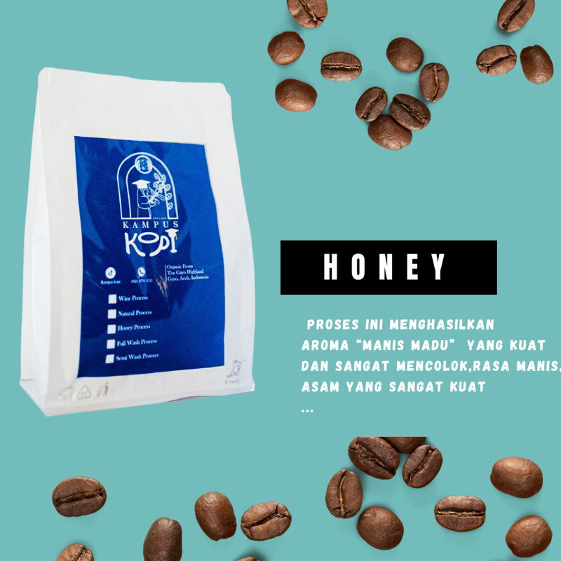 

Kopi Gayo Aceh Arabika Honey biji/bubuk