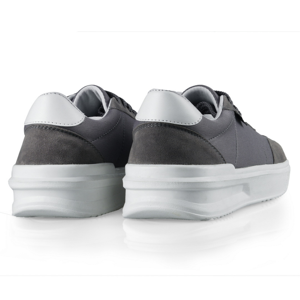 NOCTUR - Levin Gray - Sepatu Pria Casual Abu R-017