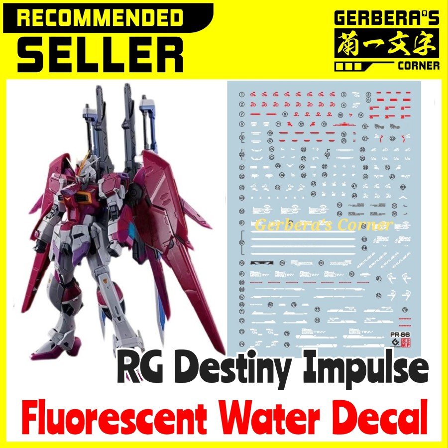 Fluorescent Water Decal RG Destiny Impulse