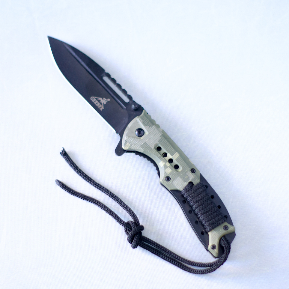 Pisau Outdoor Gerber Motif Army