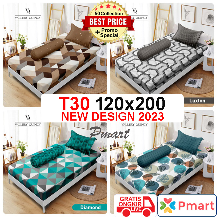 SPREI VALLERY 120x200 TINGGI 30 CM/ SPREI 120x200 VALLERY/ SPREI VALLERY 120x200x30 / VALLERY SINGLE