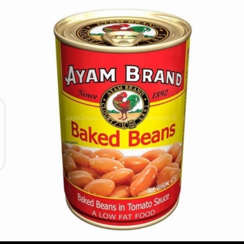 

BAKED BEANS KACANG AYAM BRAND 425 GR 1 KALENG