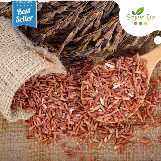 

Beras Merah Lokal 500 Gram / Pack Fresh Brown Red Rice Organik Pulen