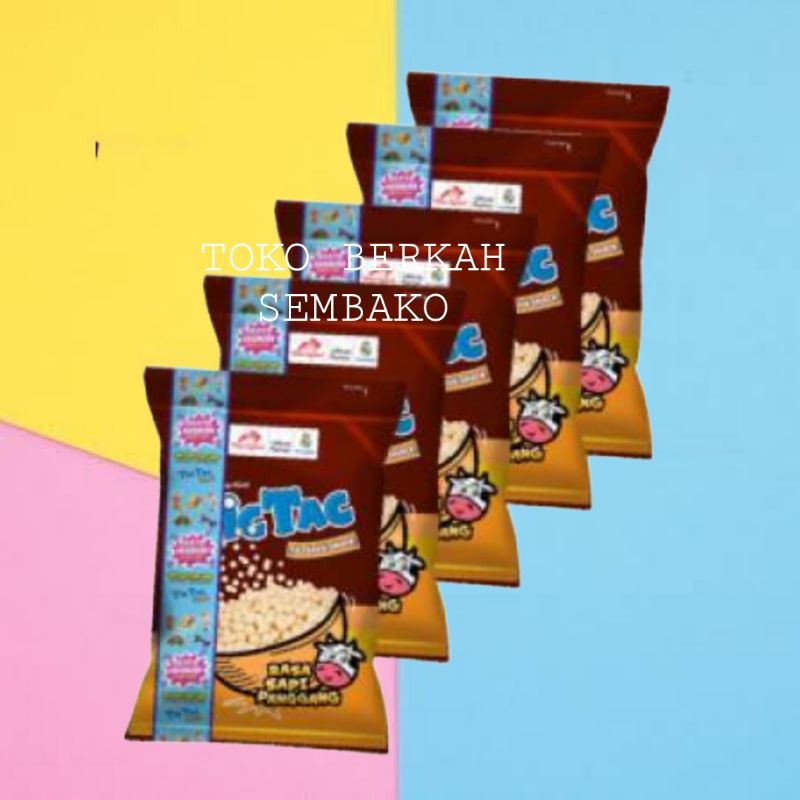 

( RENCENG ) TicTac Dua Kelinci Rasa Sapi Panggang 14gr Isi 10 PCS