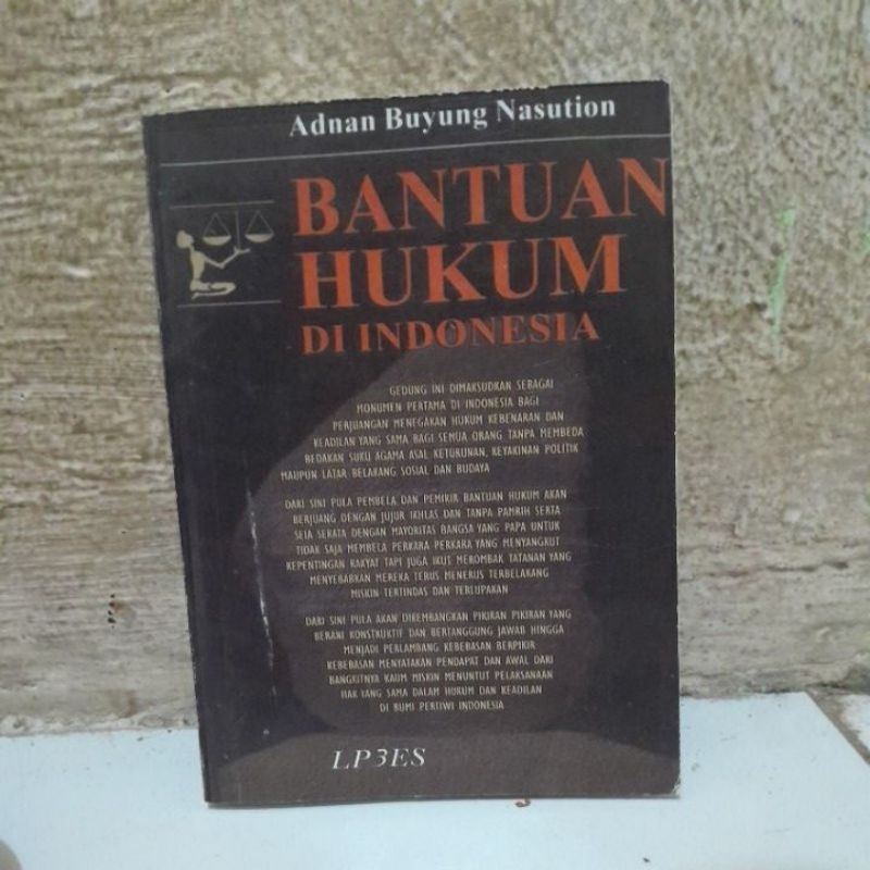 BANTUAN HUKUM DI INDONESIA BY Adnan Buyung Nasution