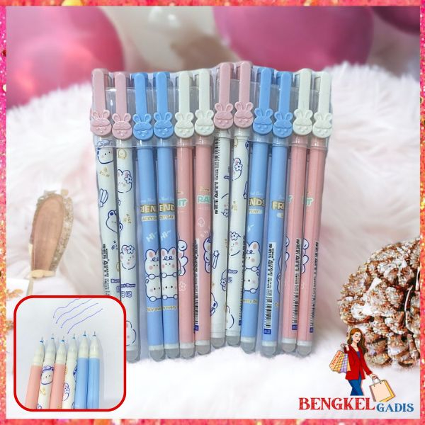 

BG Pulpen Gel 0.5mm Erasable Gel Pen Bolpoin Tinta Gel Cair Bisa Di Hapus Pena Aesthetic Edition Karakter Kartun