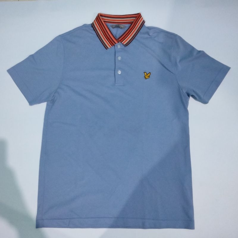 Polo Shirt Lyle & Scott Golf LIGHT BLUE second original