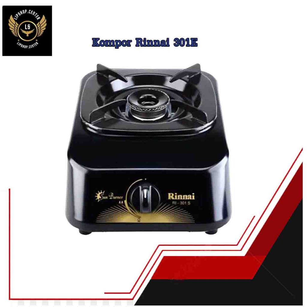 KOMPOR RINNAI RI-301S / KOMPOR GAS 1 TUNGKU RINNAI 301S / KOMPOR GAS RINNAI 1 TUNGGU 301 S