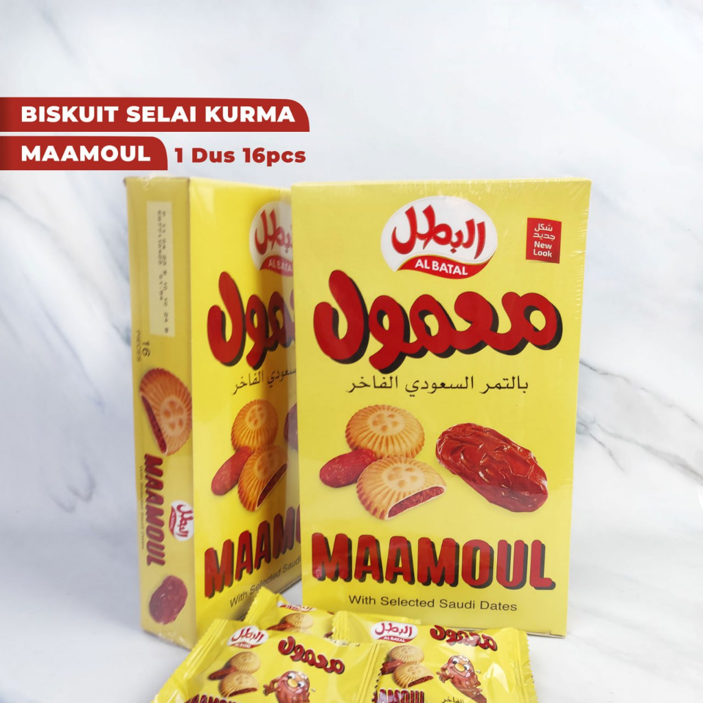 

Maamoul al batal biskuit 1 kotak isi 16 pcs - Al Batal Maamoul