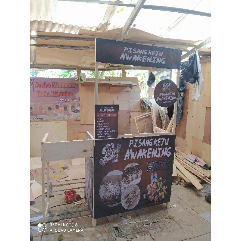 booth lipat2 portable tipe meja kompor