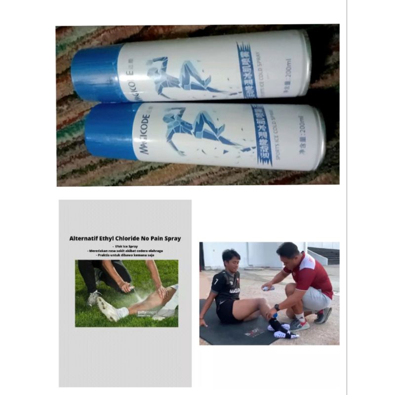 CHLORIDE Chlorethyl Spray / semprot cedra Local No Pain Spray 200ml