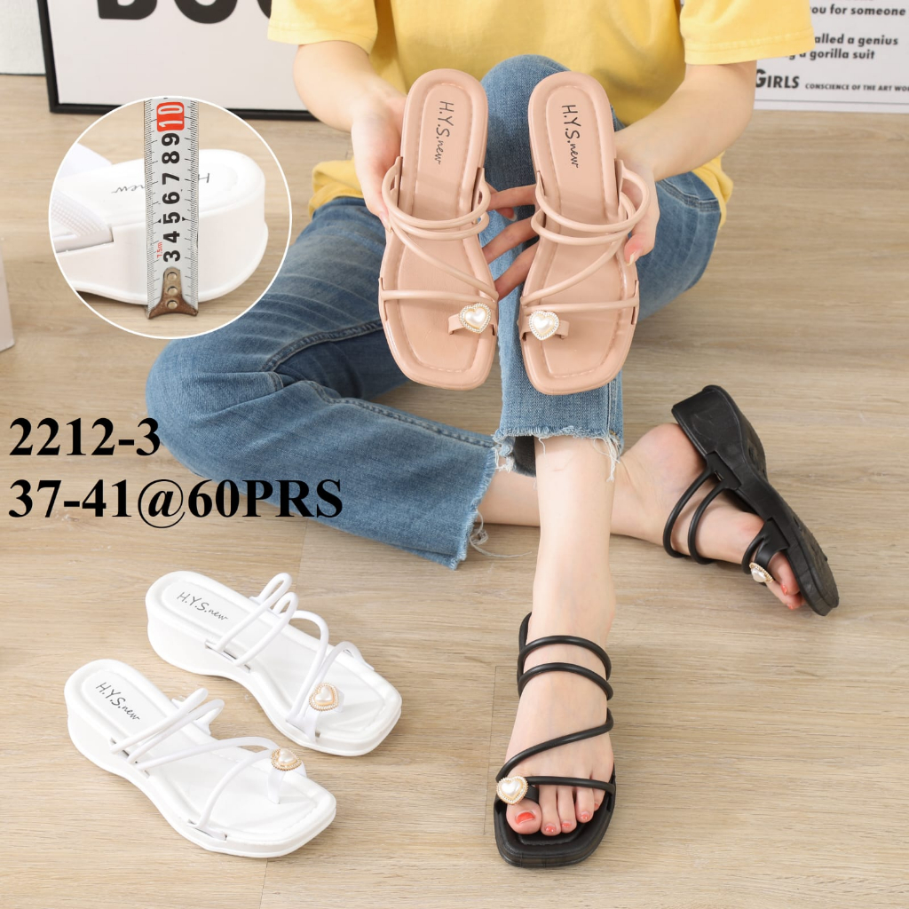 Sandal selop wanita import model terbaru sandal HYS 2212