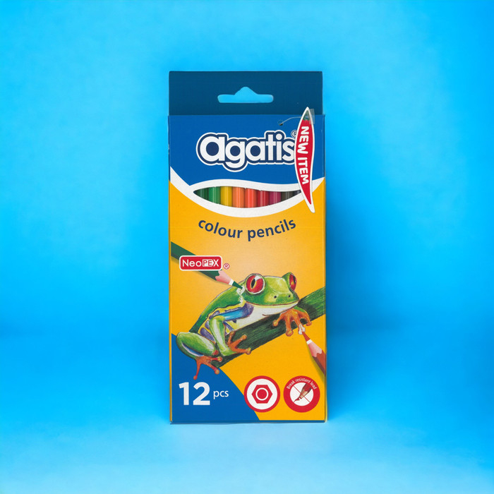 

Pensil Warna Panjang 12 Agatis Neopex