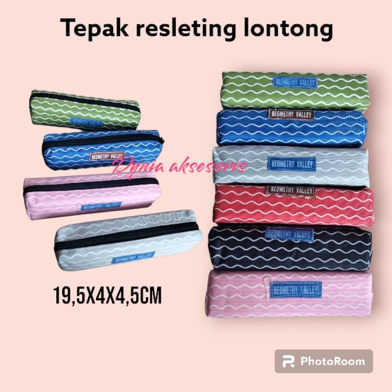 

TEPAK RESLETING LONTONG murah aksesoris perlengkapan sekolah kotak pensil warna warni