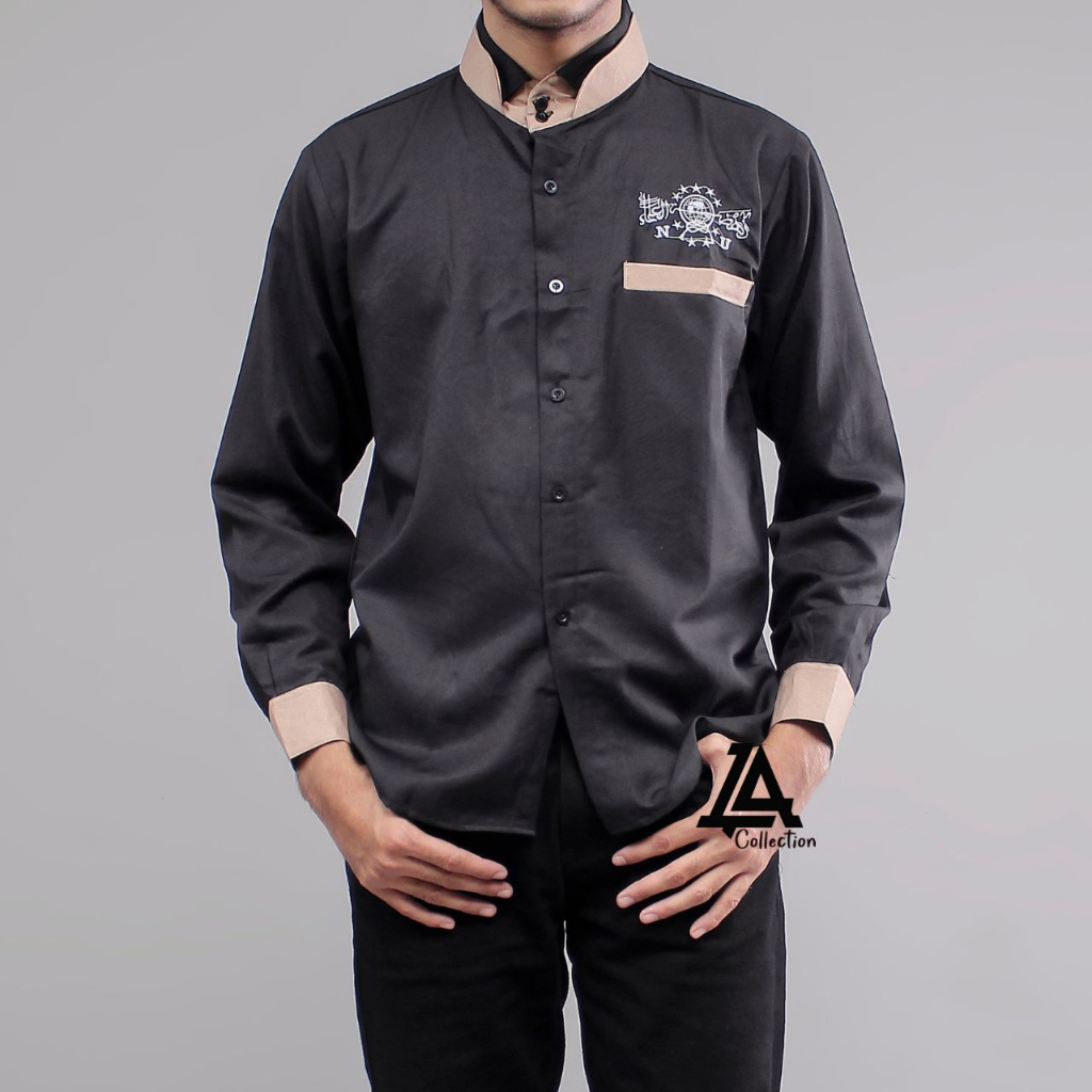 KEMKO NU BESTSELER /KEMEJA KOKO NAHDLATUL ULAMA/KOKO NU LENGAN PANJANG/BAJU KOKO NU LENGAN PENDEK/BA
