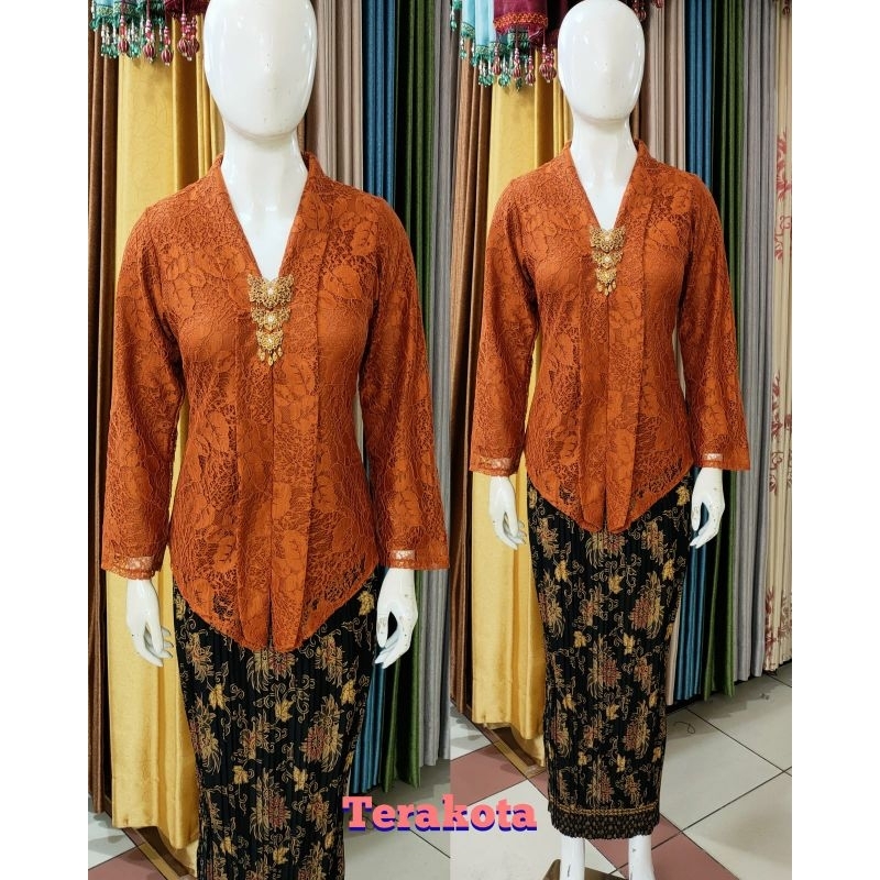 Kebaya Brokat Floy / Kebaya Tunik / Tunik Brokat / Kebaya Modern / Kebaya Kondangan / Kebaya Wisuda / Tunik Kebaya / Kebaya / Kebaya Pesta / Tunik / Floy