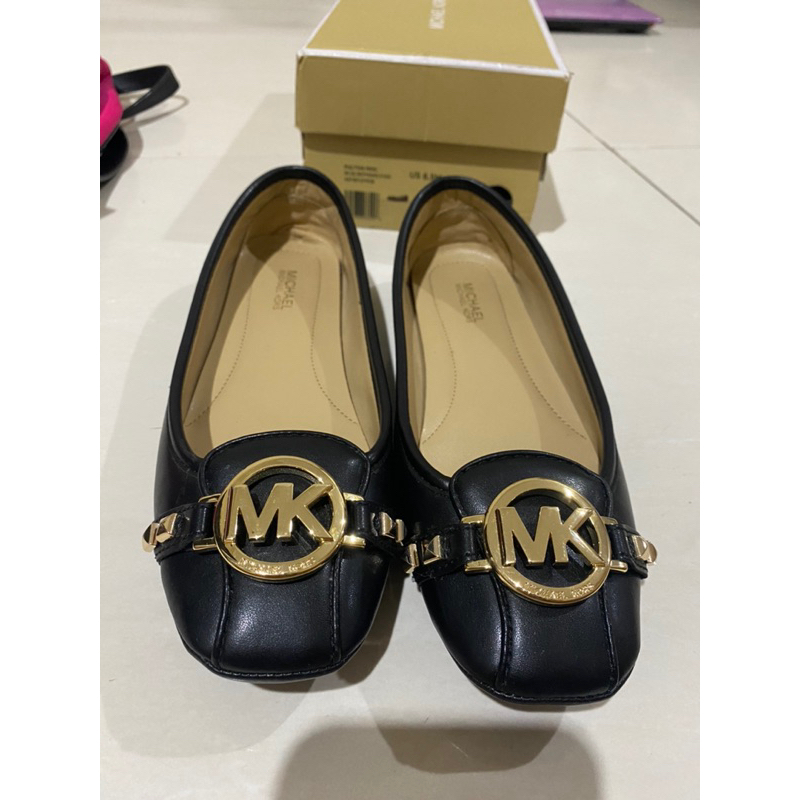MK Fulton black Gajadi Pakai size 6.5 / 36.5