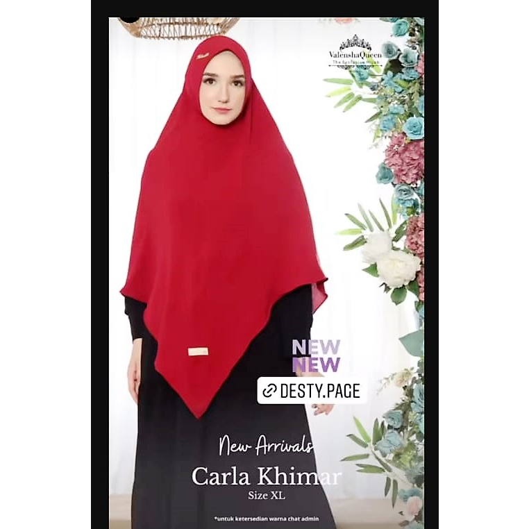 Hijab Khimar Carla XL Valenshaqueen