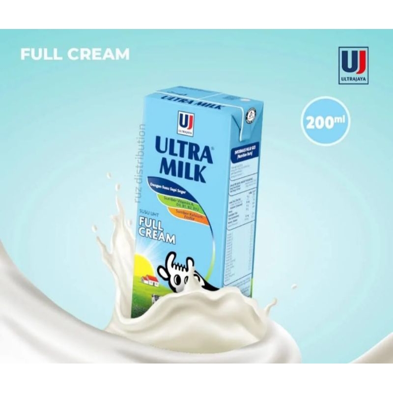

SUSU ULTRA FULL CREAM 200ML (1Dus 24pc)