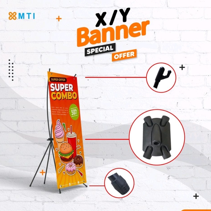 Rangka X Banner 60x160cm / Rangka Banner