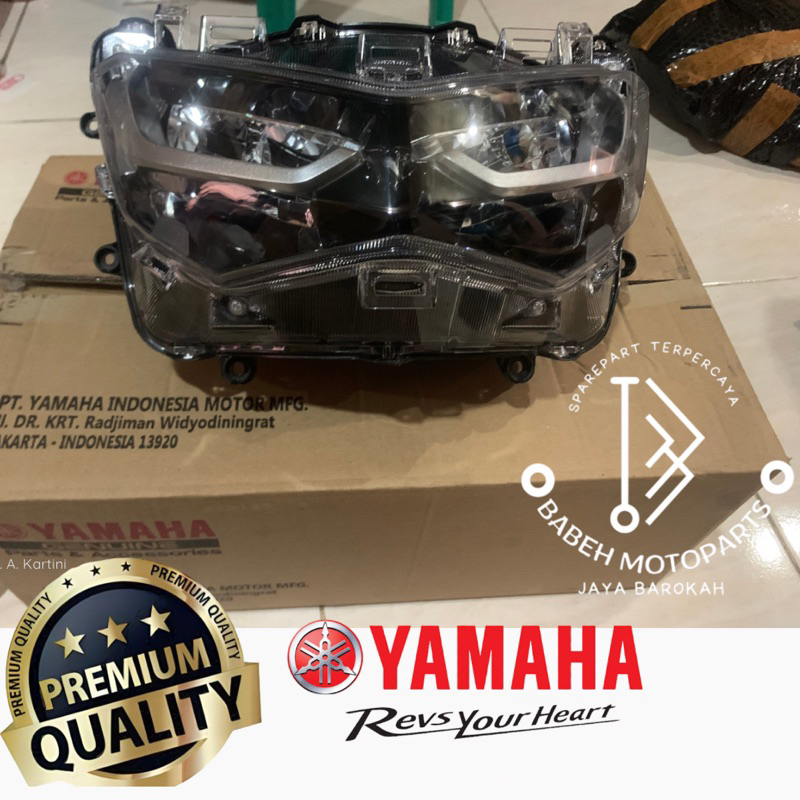 reflektor lampu depan headlight assy yamaha nmax new 2020 b6h original 155 vva all new aerox r15 bea