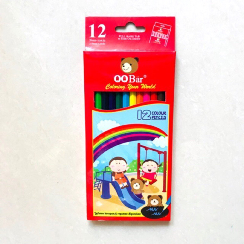 

Pensil Warna QQ Bar isi 12 / Pensil Warna isi 12 Murah