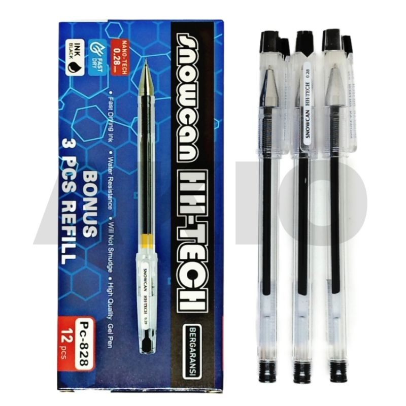 

Bolpoin Gel HI-TECH SNOWCAN 0.28 mm PC-828 Pulpen Ballpoint Bolpen Pena Murah