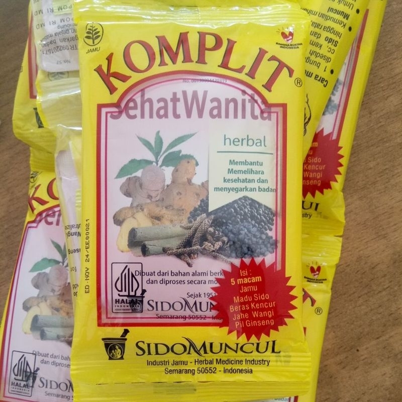 

Jamu Komplit Sehat Wanita Sido Muncul 10 Sachet / Renceng