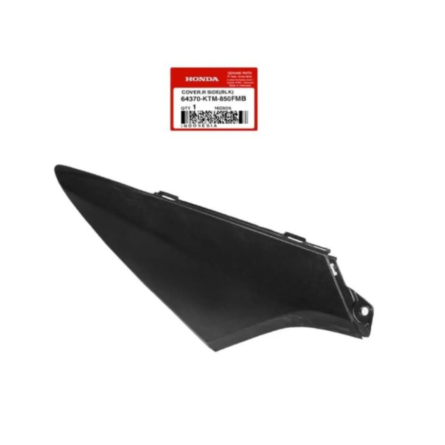 Cover R SD Hitam – Supra X 125 Injection - 64370KTM850FMB
