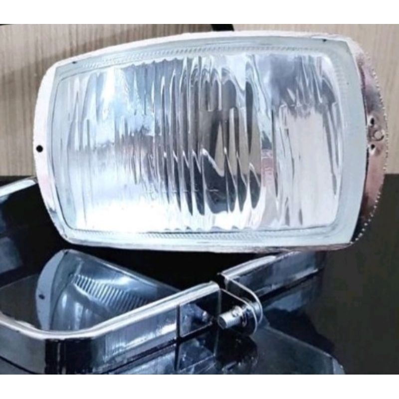 lampu depan vespa pts 100 90 special set reflektor depan vespa pts