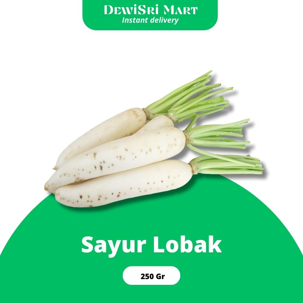 

Sayur Lobak Fresh 250gr - KIRIM INSTANT Dewi Sri mart