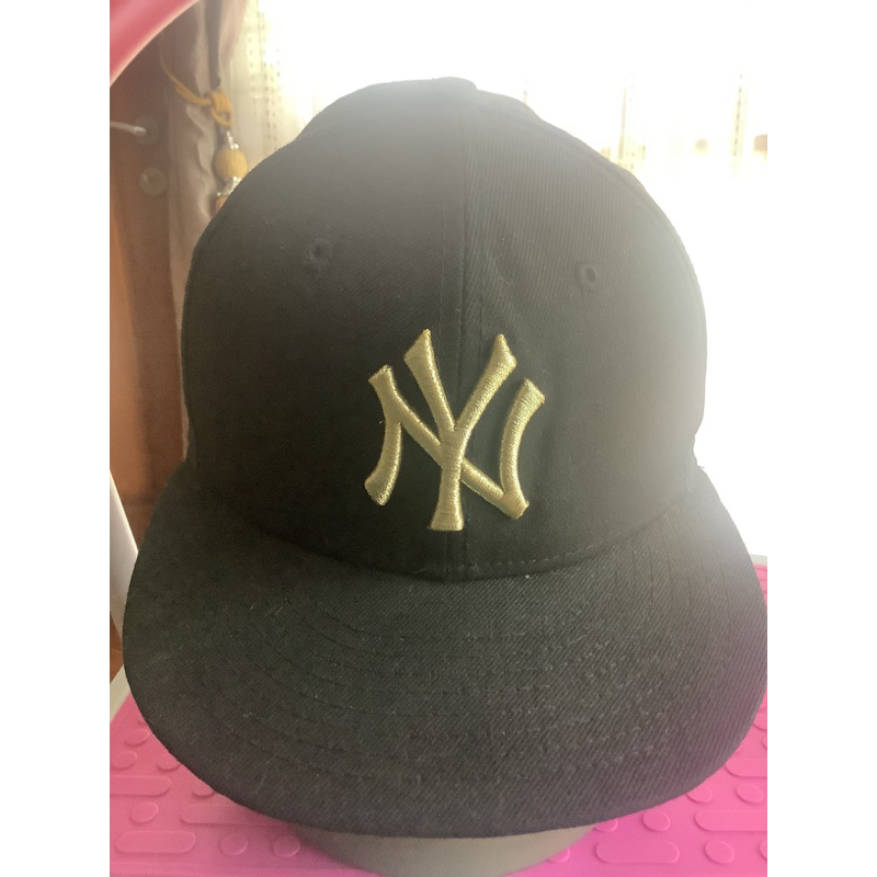 Topi snapback sekon NY MLB X New Era hitam-original 100%