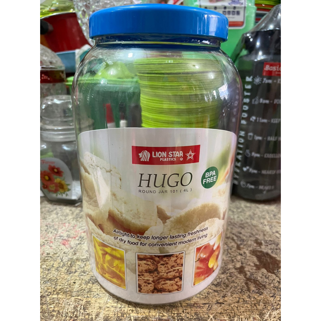 Toples HUGO LION STAR Besar (8 Liter) / Tempat Makanan Lion Star / Toples Lion Star / Toples 3Liter 