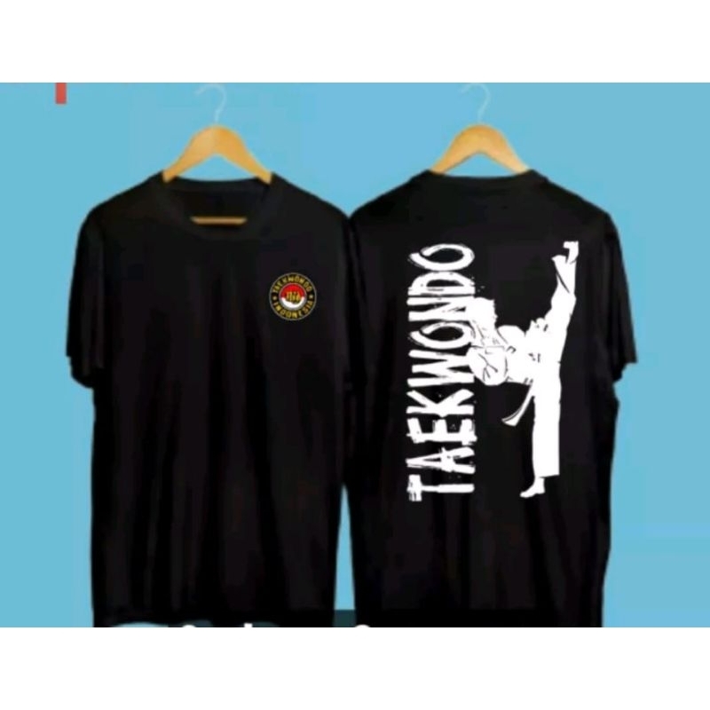 KAOS TAEKWONDO INDONESIA GAMBAR TENDANGAN TAEKWONDO