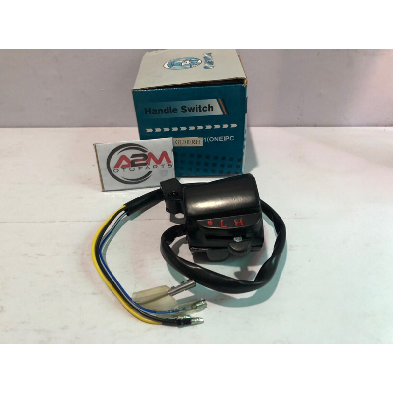 SAKLAR KANAN GL100/HOLDER LAMPU/SAKLAR LAMPU KANAN RH HONDA GL 100 GL100