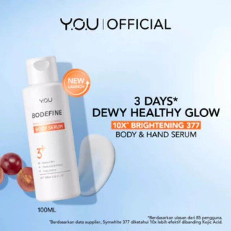 YOU Bodefine Body Serum Series 100ml | SYMWHITE 377 GLOWING