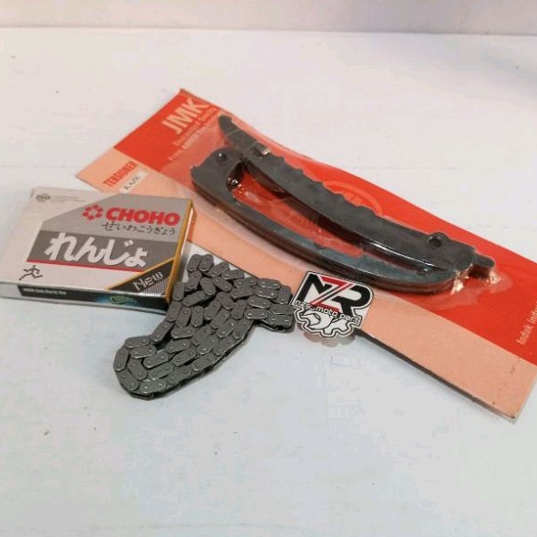 KARET TENSIONER KAZE R//LIDAH RANTE KETENG/RANTAI KAMPRAT MESIN SET KAWASAKI KAZE R CHOHO JMK