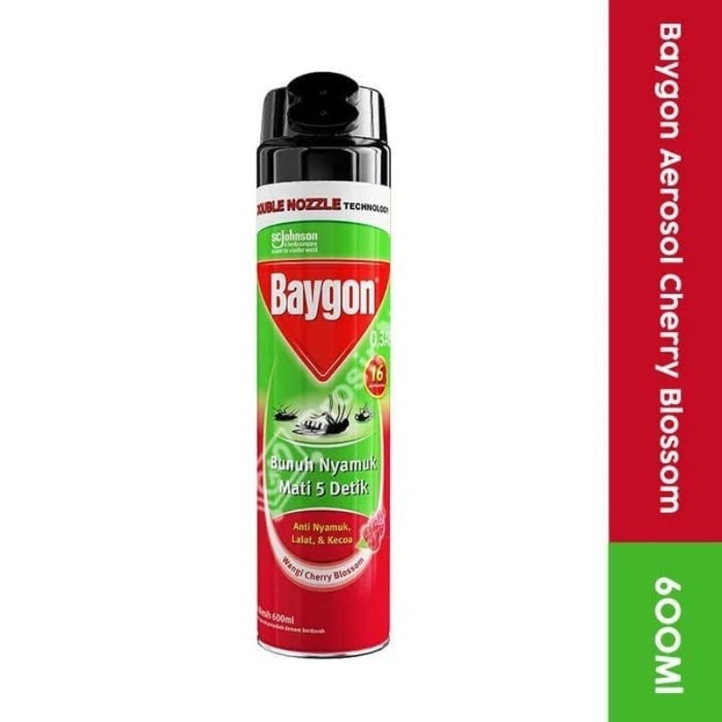 Baygon Aerosol Cherry Blossom 600 ml