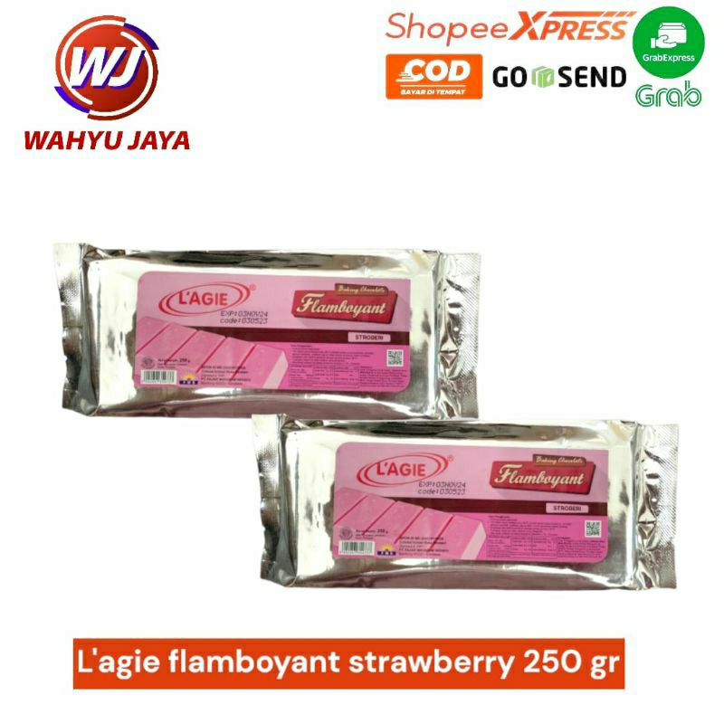 

L'agie flamboyant strawberry 250 gram
