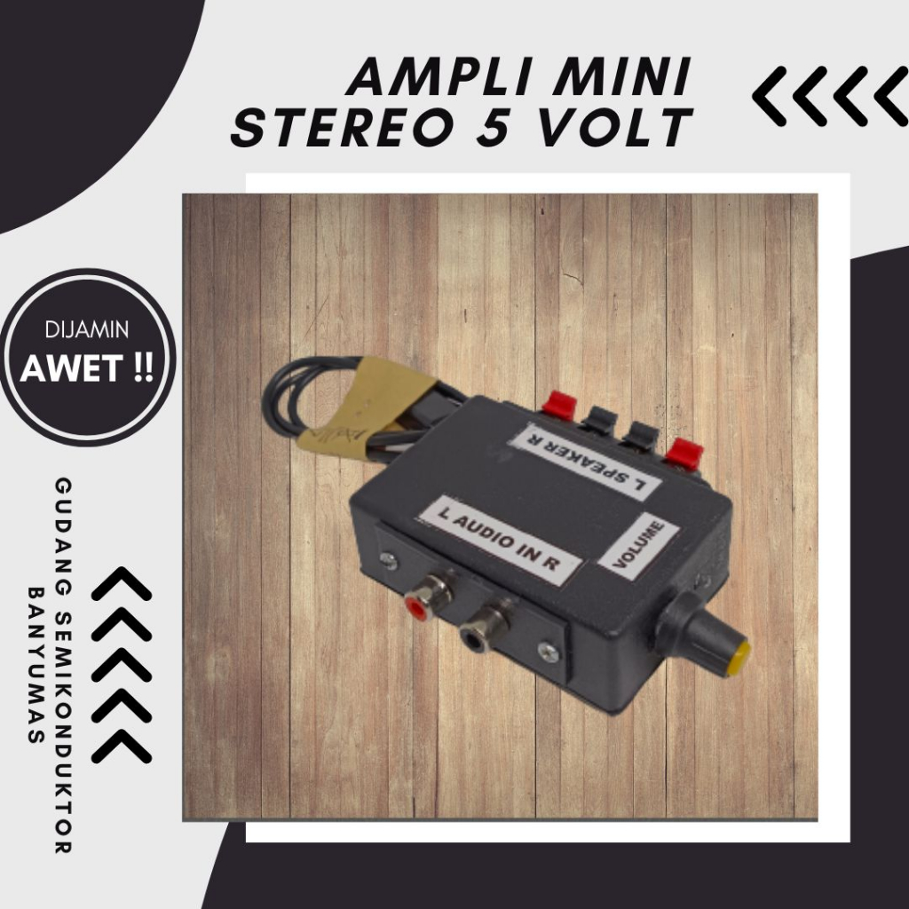 MINI AMPLIFIER 5V CLAS D STEREO RAKITAN SIAP PAKAI AMPLIFIER MINI SIAP PAKAI
