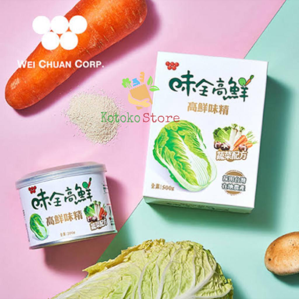 

RB Wei Chuan Super Seasoning Sawi Vegetarian / Kaldu Sayur / Micin Sawi Putih 200gr