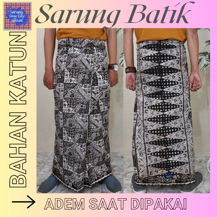 Sarung Batik Tulis Pria Wanita Dewasa Asli Pekalongan Ukuran Tinggi 125 cm Lebar 225 cm