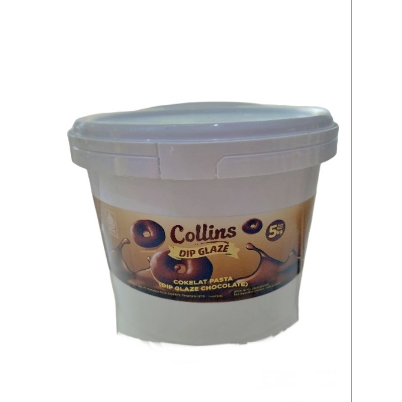 

COLLINS GLAZE 5KG COKLAT DAN TIRAMISU /dip glaze donat