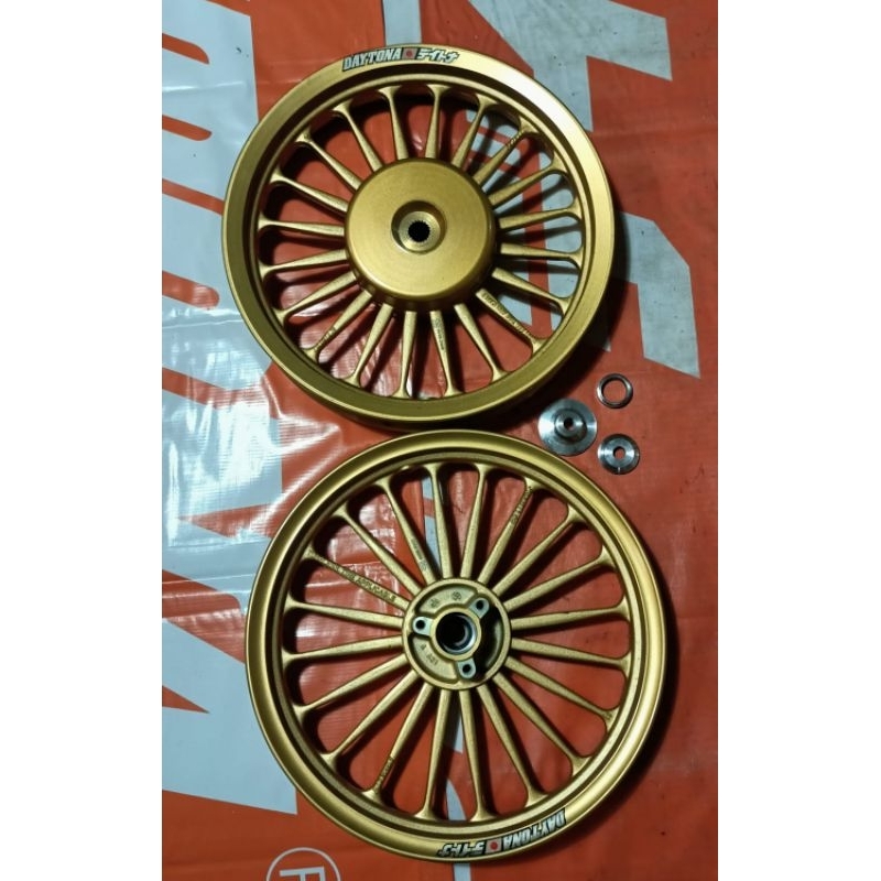 velg peleg daytona dash wheel vario110 beat Scoopy Modifikasi dari peleg yamaha fino  original